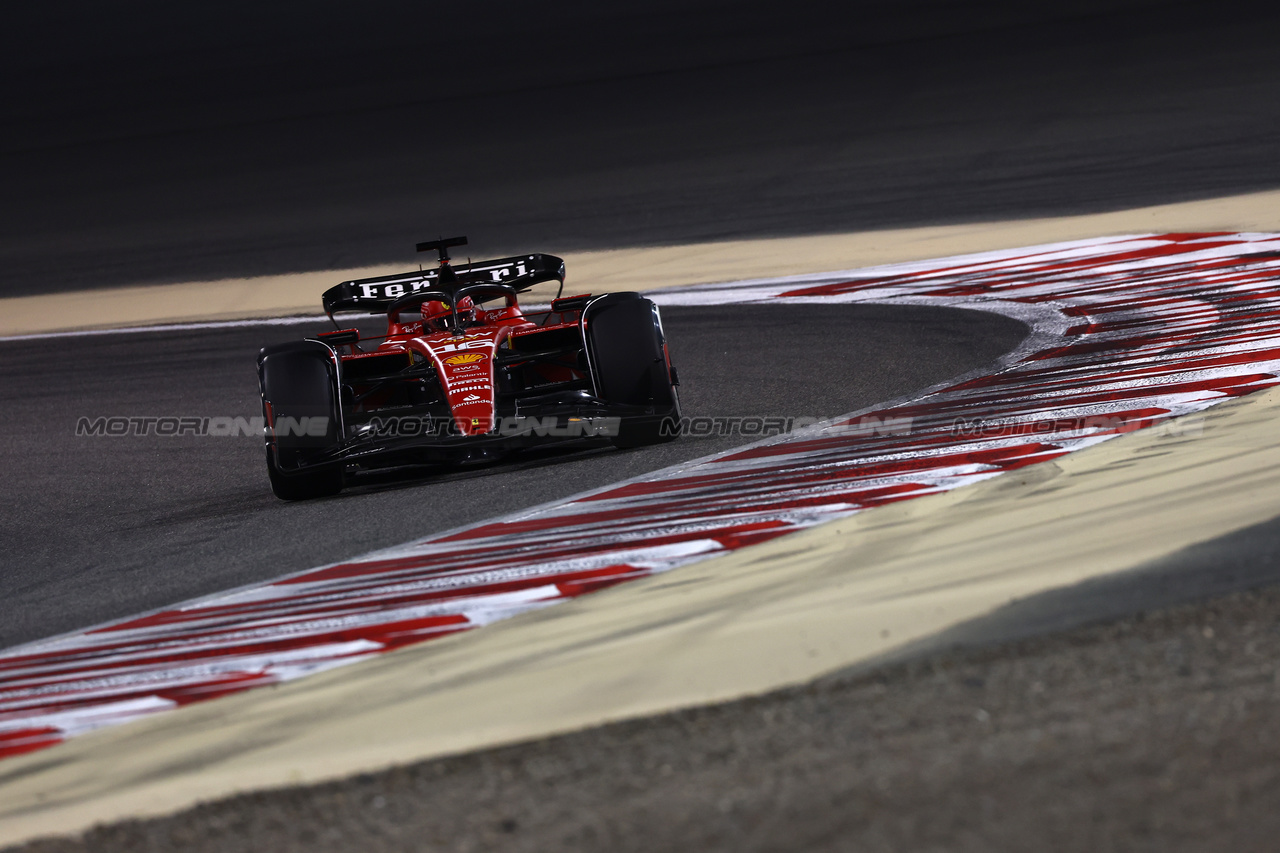 GP BAHRAIN, Charles Leclerc (MON) Ferrari SF-23.

05.03.2023. Formula 1 World Championship, Rd 1, Bahrain Grand Prix, Sakhir, Bahrain, Gara Day.

 - www.xpbimages.com, EMail: requests@xpbimages.com © Copyright: Coates / XPB Images