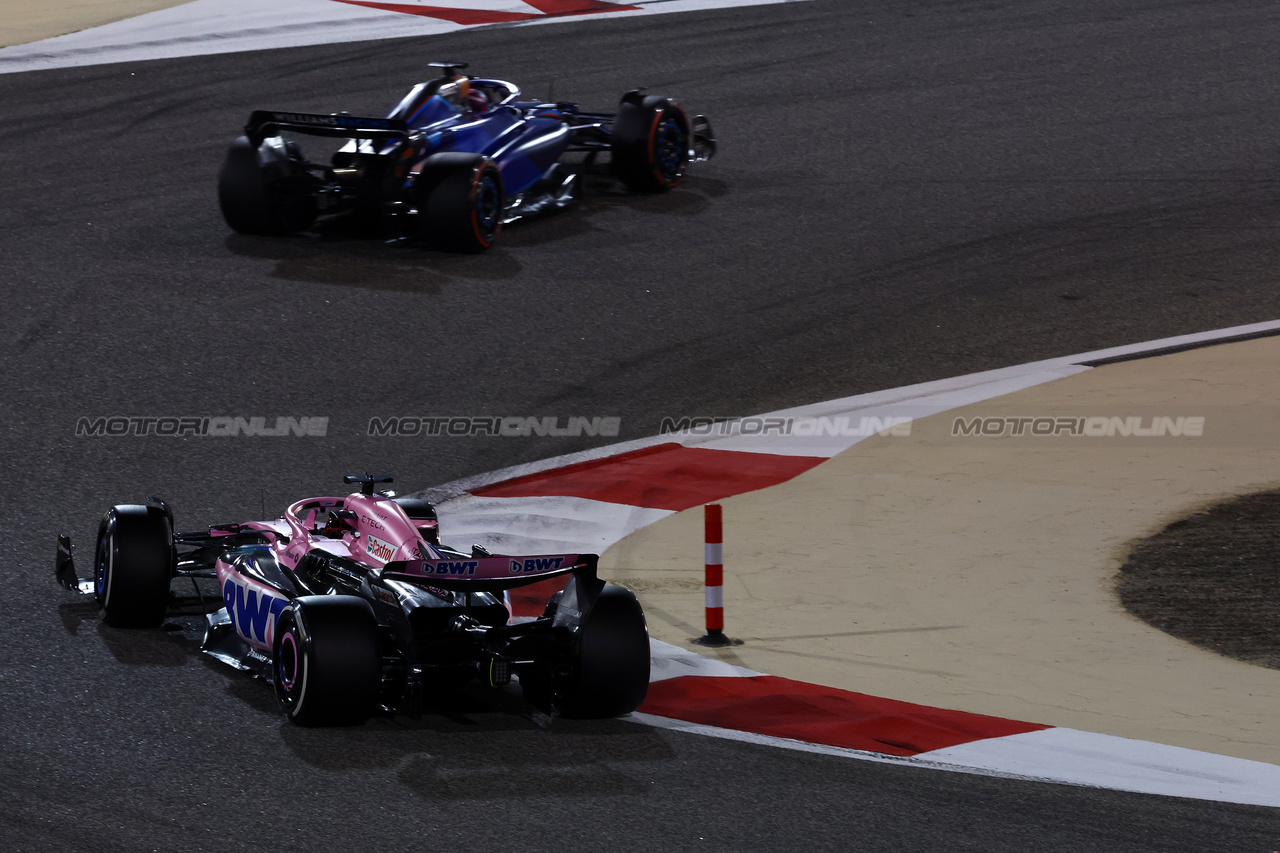 GP BAHRAIN, Esteban Ocon (FRA) Alpine F1 Team A523.

05.03.2023. Formula 1 World Championship, Rd 1, Bahrain Grand Prix, Sakhir, Bahrain, Gara Day.

 - www.xpbimages.com, EMail: requests@xpbimages.com © Copyright: Coates / XPB Images