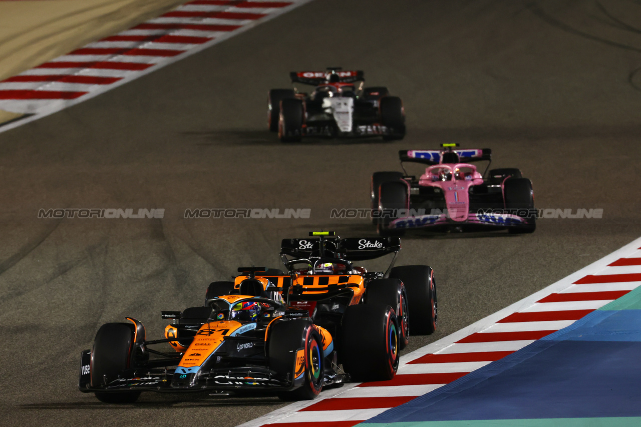 GP BAHRAIN, Oscar Piastri (AUS) McLaren MCL60.

05.03.2023. Formula 1 World Championship, Rd 1, Bahrain Grand Prix, Sakhir, Bahrain, Gara Day.

 - www.xpbimages.com, EMail: requests@xpbimages.com © Copyright: Coates / XPB Images