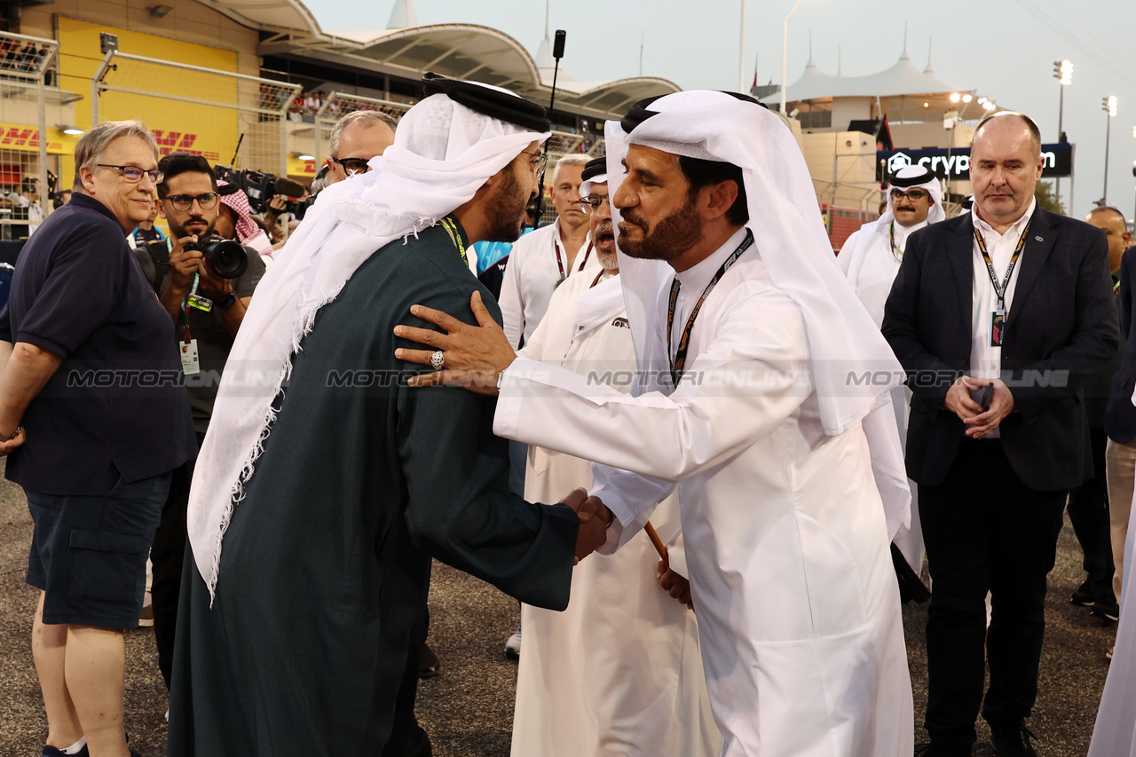 GP BAHRAIN, Mohammed Bin Sulayem (UAE) FIA President on the grid.

05.03.2023. Formula 1 World Championship, Rd 1, Bahrain Grand Prix, Sakhir, Bahrain, Gara Day.

- www.xpbimages.com, EMail: requests@xpbimages.com © Copyright: Moy / XPB Images