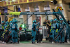 GP BAHRAIN, Fernando Alonso (ESP) Aston Martin F1 Team AMR23 makes a pit stop.
05.03.2023. Formula 1 World Championship, Rd 1, Bahrain Grand Prix, Sakhir, Bahrain, Gara Day.
- www.xpbimages.com, EMail: requests@xpbimages.com © Copyright: Batchelor / XPB Images