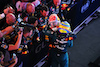 GP BAHRAIN, Gara winner Max Verstappen (NLD) Red Bull Racing celebrates with third placed Fernando Alonso (ESP) Aston Martin F1 Team in parc ferme.
05.03.2023. Formula 1 World Championship, Rd 1, Bahrain Grand Prix, Sakhir, Bahrain, Gara Day.
- www.xpbimages.com, EMail: requests@xpbimages.com © Copyright: Moy / XPB Images