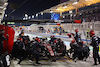 GP BAHRAIN, Zhou Guanyu (CHN) Alfa Romeo F1 Team C43 makes a pit stop.
05.03.2023. Formula 1 World Championship, Rd 1, Bahrain Grand Prix, Sakhir, Bahrain, Gara Day.
 - www.xpbimages.com, EMail: requests@xpbimages.com © Copyright: Coates / XPB Images