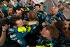 GP BAHRAIN, Aston Martin F1 Team celebrate third position for Fernando Alonso (ESP) Aston Martin F1 Team.
05.03.2023. Formula 1 World Championship, Rd 1, Bahrain Grand Prix, Sakhir, Bahrain, Gara Day.
 - www.xpbimages.com, EMail: requests@xpbimages.com © Copyright: Coates / XPB Images