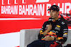 GP BAHRAIN, Sergio Perez (MEX) Red Bull Racing in the post race FIA Press Conference.
05.03.2023. Formula 1 World Championship, Rd 1, Bahrain Grand Prix, Sakhir, Bahrain, Gara Day.
- www.xpbimages.com, EMail: requests@xpbimages.com © Copyright: XPB Images