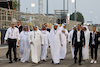 GP BAHRAIN, (L to R): Stefano Domenicali (ITA) Formula One President e CEO with Muhammed Al Khalifa (BRN) Bahrain Circuit Chairman; Crown Prince Shaikh Salman bin Isa Hamad Al Khalifa (BRN); e Mohammed Bin Sulayem (UAE) FIA President on the grid.
05.03.2023. Formula 1 World Championship, Rd 1, Bahrain Grand Prix, Sakhir, Bahrain, Gara Day.
- www.xpbimages.com, EMail: requests@xpbimages.com © Copyright: Moy / XPB Images