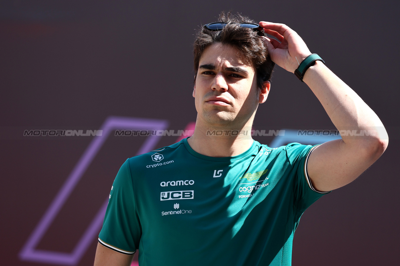 GP BAHRAIN, Lance Stroll (CDN) Aston Martin F1 Team.

02.03.2023. Formula 1 World Championship, Rd 1, Bahrain Grand Prix, Sakhir, Bahrain, Preparation Day.

- www.xpbimages.com, EMail: requests@xpbimages.com © Copyright: Moy / XPB Images