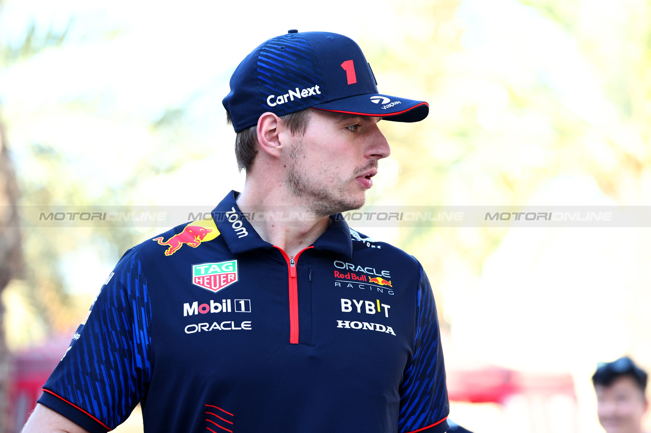 GP BAHRAIN, Max Verstappen (NLD) Red Bull Racing.

02.03.2023. Formula 1 World Championship, Rd 1, Bahrain Grand Prix, Sakhir, Bahrain, Preparation Day.

- www.xpbimages.com, EMail: requests@xpbimages.com © Copyright: Batchelor / XPB Images