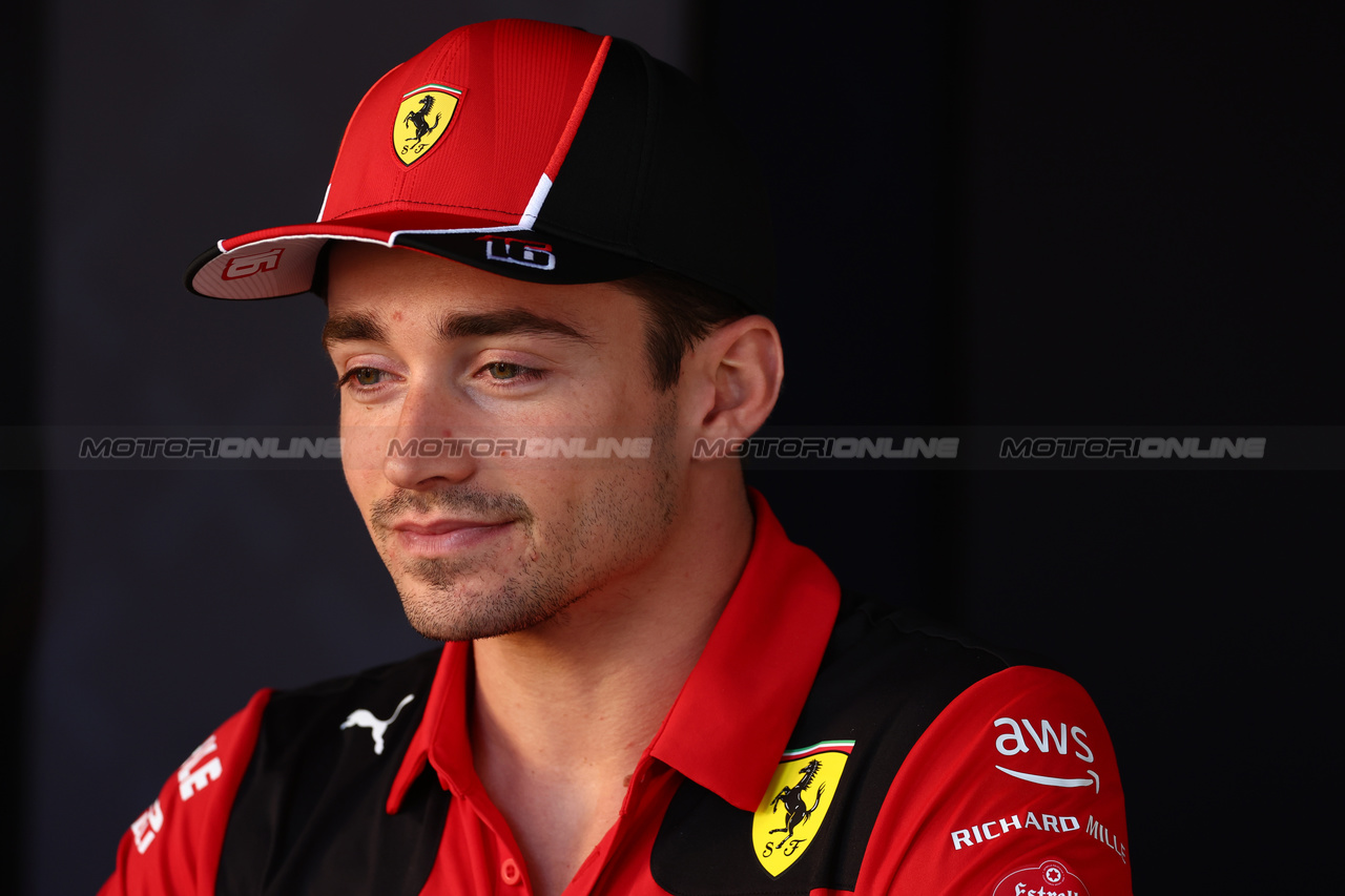 GP BAHRAIN, Charles Leclerc (MON) Ferrari.

02.03.2023. Formula 1 World Championship, Rd 1, Bahrain Grand Prix, Sakhir, Bahrain, Preparation Day.

 - www.xpbimages.com, EMail: requests@xpbimages.com © Copyright: Coates / XPB Images