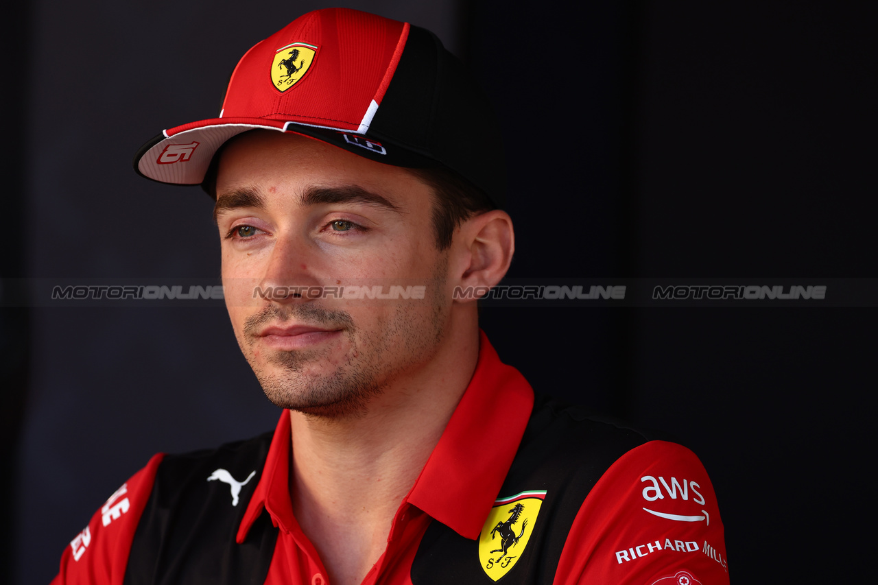 GP BAHRAIN, Charles Leclerc (MON) Ferrari.

02.03.2023. Formula 1 World Championship, Rd 1, Bahrain Grand Prix, Sakhir, Bahrain, Preparation Day.

 - www.xpbimages.com, EMail: requests@xpbimages.com © Copyright: Coates / XPB Images