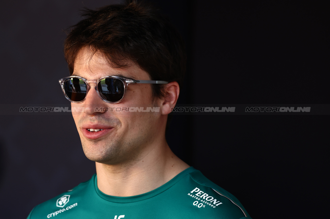 GP BAHRAIN, Lance Stroll (CDN) Aston Martin F1 Team.

02.03.2023. Formula 1 World Championship, Rd 1, Bahrain Grand Prix, Sakhir, Bahrain, Preparation Day.

 - www.xpbimages.com, EMail: requests@xpbimages.com © Copyright: Coates / XPB Images