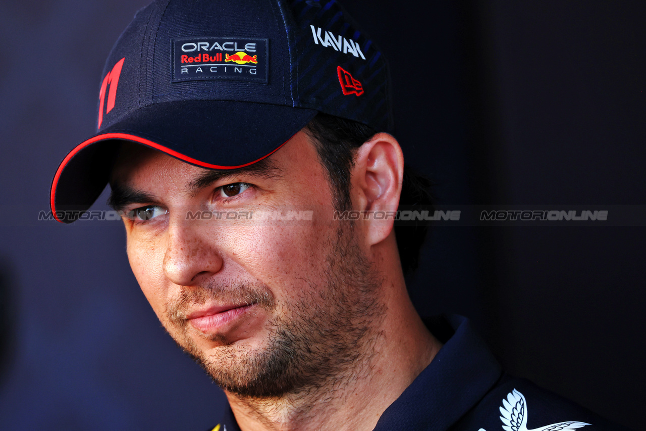 GP BAHRAIN, Sergio Perez (MEX) Red Bull Racing.

02.03.2023. Formula 1 World Championship, Rd 1, Bahrain Grand Prix, Sakhir, Bahrain, Preparation Day.

 - www.xpbimages.com, EMail: requests@xpbimages.com © Copyright: Coates / XPB Images