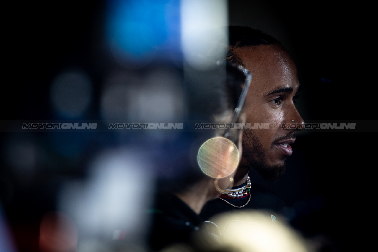 GP BAHRAIN, Lewis Hamilton (GBR) Mercedes AMG F1.

02.03.2023. Formula 1 World Championship, Rd 1, Bahrain Grand Prix, Sakhir, Bahrain, Preparation Day.

- www.xpbimages.com, EMail: requests@xpbimages.com © Copyright: Bearne / XPB Images