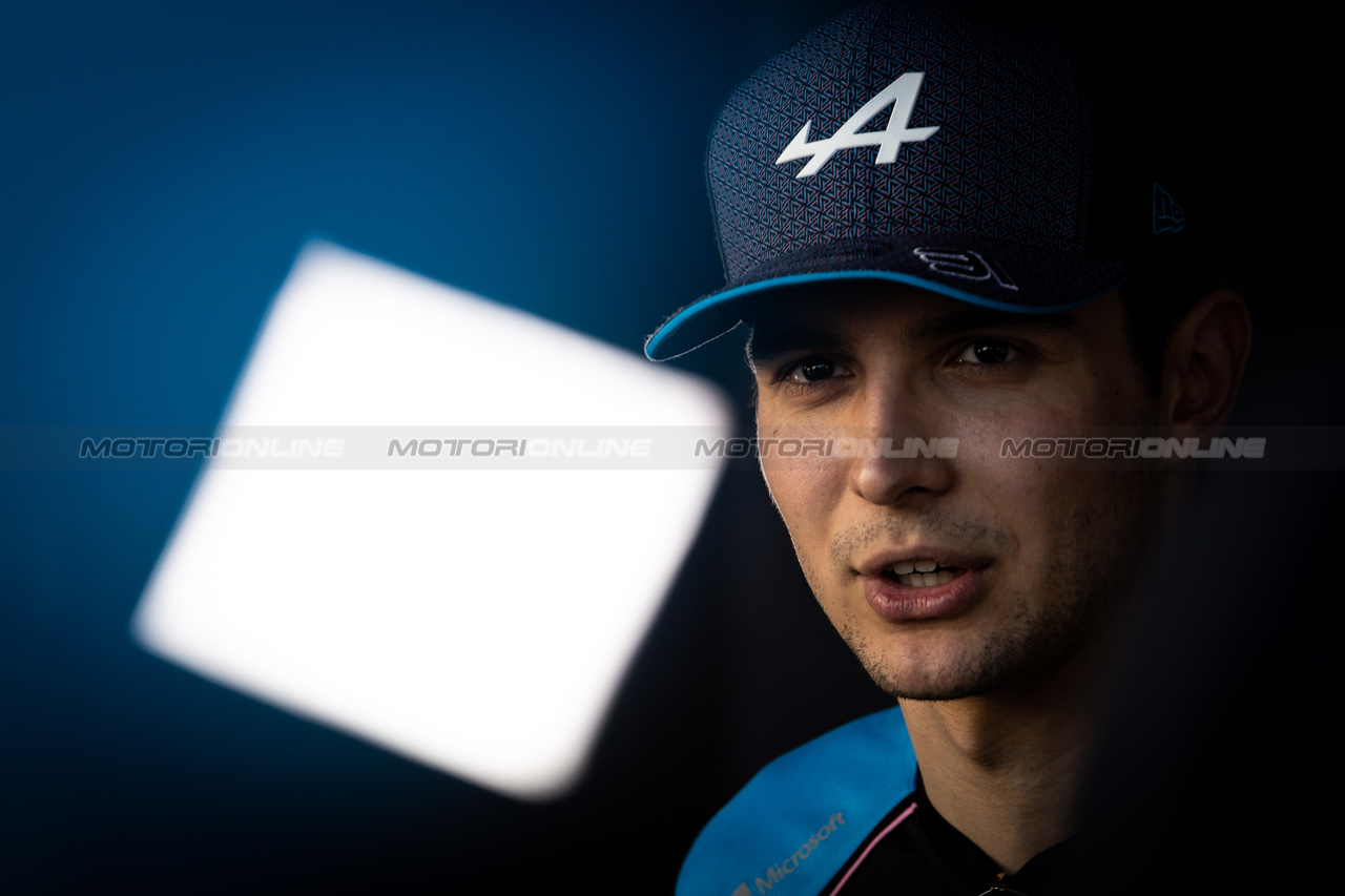 GP BAHRAIN, Esteban Ocon (FRA) Alpine F1 Team.

02.03.2023. Formula 1 World Championship, Rd 1, Bahrain Grand Prix, Sakhir, Bahrain, Preparation Day.

- www.xpbimages.com, EMail: requests@xpbimages.com © Copyright: Bearne / XPB Images