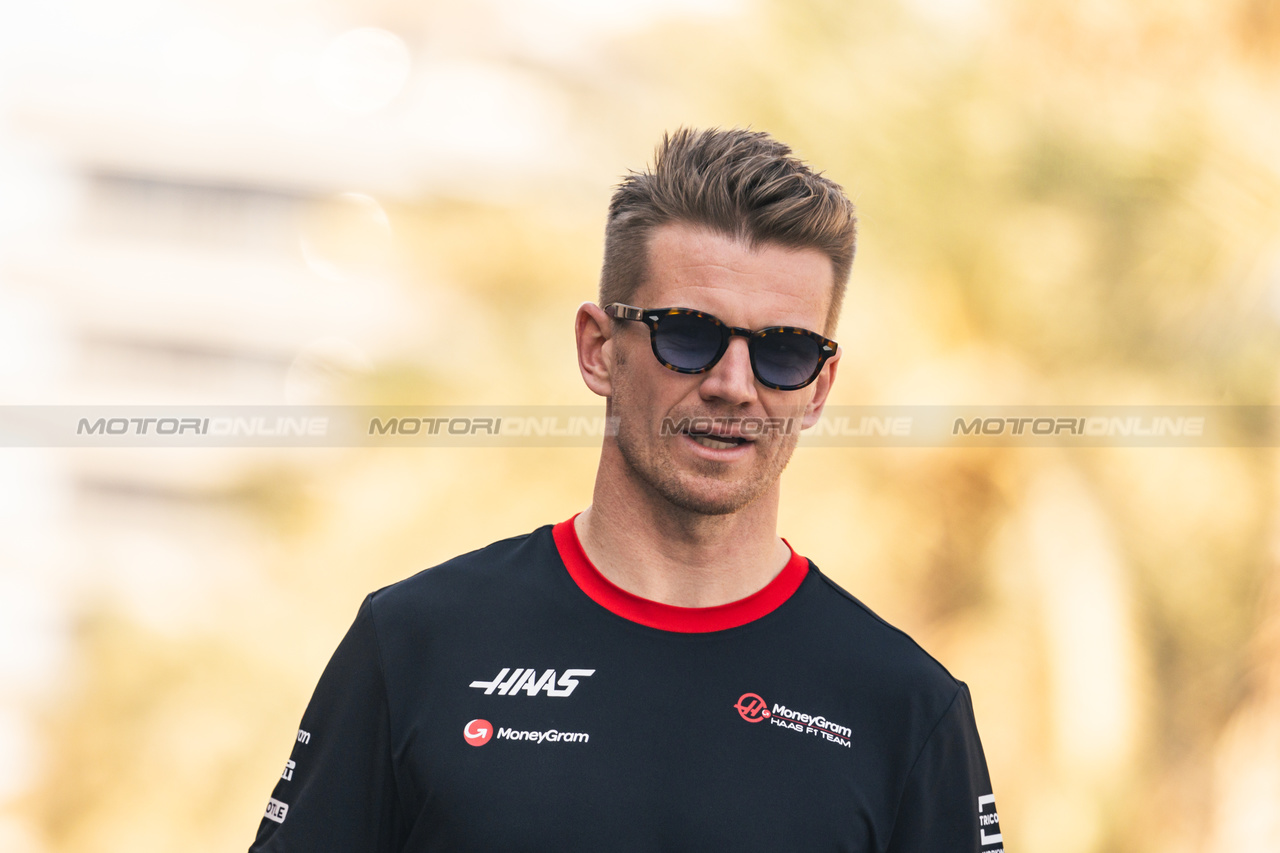 GP BAHRAIN, Nico Hulkenberg (GER) Haas F1 Team.

02.03.2023. Formula 1 World Championship, Rd 1, Bahrain Grand Prix, Sakhir, Bahrain, Preparation Day.

- www.xpbimages.com, EMail: requests@xpbimages.com © Copyright: Bearne / XPB Images