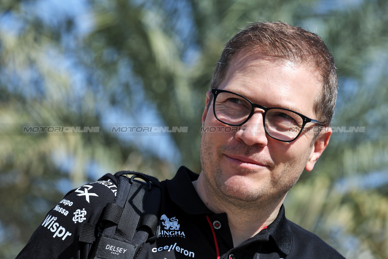 GP BAHRAIN, Andreas Seidl (GER) Sauber Group Chief Executive Officer.

02.03.2023. Formula 1 World Championship, Rd 1, Bahrain Grand Prix, Sakhir, Bahrain, Preparation Day.

- www.xpbimages.com, EMail: requests@xpbimages.com © Copyright: Bearne / XPB Images