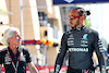 GP BAHRAIN, (L to R): Angela Cullen (NZL) Mercedes AMG F1 Physiotherapist with Lewis Hamilton (GBR) Mercedes AMG F1.
02.03.2023. Formula 1 World Championship, Rd 1, Bahrain Grand Prix, Sakhir, Bahrain, Preparation Day.
- www.xpbimages.com, EMail: requests@xpbimages.com © Copyright: Batchelor / XPB Images