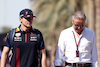 GP BAHRAIN, (L to R): Max Verstappen (NLD) Red Bull Racing with Raymond Vermeulen (NLD) Driver Manager.
02.03.2023. Formula 1 World Championship, Rd 1, Bahrain Grand Prix, Sakhir, Bahrain, Preparation Day.
- www.xpbimages.com, EMail: requests@xpbimages.com © Copyright: Bearne / XPB Images