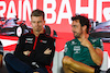 GP BAHRAIN, (L to R): Nico Hulkenberg (GER) Haas F1 Team with Fernando Alonso (ESP) Aston Martin F1 Team in the FIA Press Conference.
02.03.2023. Formula 1 World Championship, Rd 1, Bahrain Grand Prix, Sakhir, Bahrain, Preparation Day.
- www.xpbimages.com, EMail: requests@xpbimages.com © Copyright: XPB Images