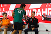 GP BAHRAIN, (L to R): Fernando Alonso (ESP) Aston Martin F1 Team with Nico Hulkenberg (GER) Haas F1 Team in the FIA Press Conference.
02.03.2023. Formula 1 World Championship, Rd 1, Bahrain Grand Prix, Sakhir, Bahrain, Preparation Day.
- www.xpbimages.com, EMail: requests@xpbimages.com © Copyright: XPB Images
