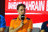 GP BAHRAIN, Oscar Piastri (AUS) McLaren in the FIA Press Conference.
02.03.2023. Formula 1 World Championship, Rd 1, Bahrain Grand Prix, Sakhir, Bahrain, Preparation Day.
- www.xpbimages.com, EMail: requests@xpbimages.com © Copyright: XPB Images