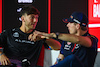 GP BAHRAIN, (L to R): Pierre Gasly (FRA) Alpine F1 Team e Max Verstappen (NLD) Red Bull Racing in the FIA Press Conference.
02.03.2023. Formula 1 World Championship, Rd 1, Bahrain Grand Prix, Sakhir, Bahrain, Preparation Day.
- www.xpbimages.com, EMail: requests@xpbimages.com © Copyright: XPB Images