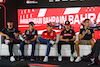GP BAHRAIN, (L to R): Pierre Gasly (FRA) Alpine F1 Team; Max Verstappen (NLD) Red Bull Racing; Charles Leclerc (MON) Ferrari; Zhou Guanyu (CHN) Alfa Romeo F1 Team; e George Russell (GBR) Mercedes AMG F1, in the FIA Press Conference.
02.03.2023. Formula 1 World Championship, Rd 1, Bahrain Grand Prix, Sakhir, Bahrain, Preparation Day.
- www.xpbimages.com, EMail: requests@xpbimages.com © Copyright: XPB Images