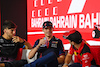 GP BAHRAIN, (L to R): Pierre Gasly (FRA) Alpine F1 Team; Max Verstappen (NLD) Red Bull Racing; e Charles Leclerc (MON) Ferrari, in the FIA Press Conference.
02.03.2023. Formula 1 World Championship, Rd 1, Bahrain Grand Prix, Sakhir, Bahrain, Preparation Day.
- www.xpbimages.com, EMail: requests@xpbimages.com © Copyright: XPB Images