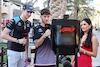 GP BAHRAIN, (L to R): Esteban Ocon (FRA) Alpine F1 Team e Pierre Gasly (FRA) Alpine F1 Team with Lissie Mackintosh (GBR) F1 Presenter e Content Creator.
02.03.2023. Formula 1 World Championship, Rd 1, Bahrain Grand Prix, Sakhir, Bahrain, Preparation Day.
- www.xpbimages.com, EMail: requests@xpbimages.com © Copyright: Moy / XPB Images