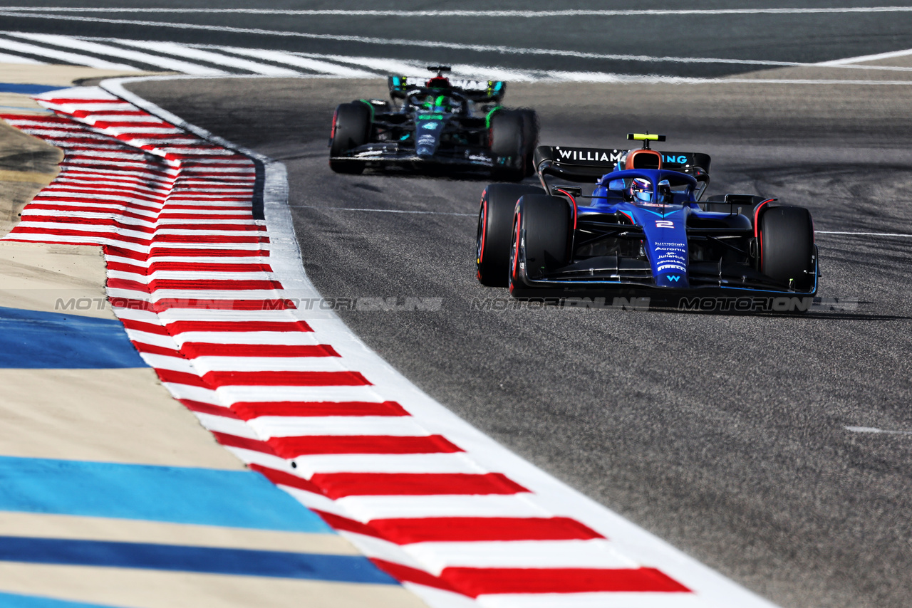 GP BAHRAIN, Logan Sargeant (USA) Williams Racing FW45.

04.03.2023. Formula 1 World Championship, Rd 1, Bahrain Grand Prix, Sakhir, Bahrain, Qualifiche Day.

- www.xpbimages.com, EMail: requests@xpbimages.com © Copyright: Moy / XPB Images