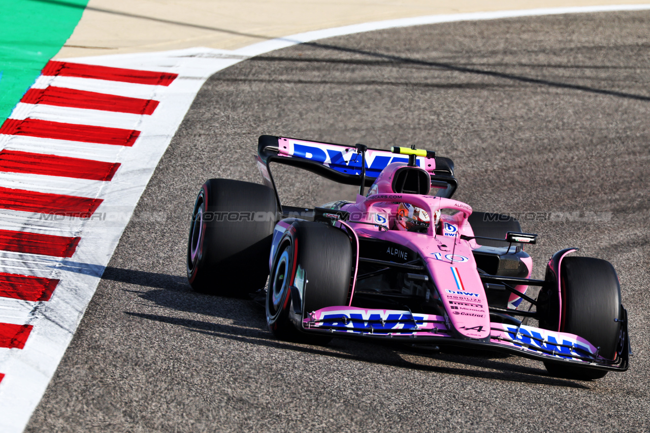 GP BAHRAIN, Pierre Gasly (FRA) Alpine F1 Team A523.

04.03.2023. Formula 1 World Championship, Rd 1, Bahrain Grand Prix, Sakhir, Bahrain, Qualifiche Day.

 - www.xpbimages.com, EMail: requests@xpbimages.com © Copyright: Coates / XPB Images