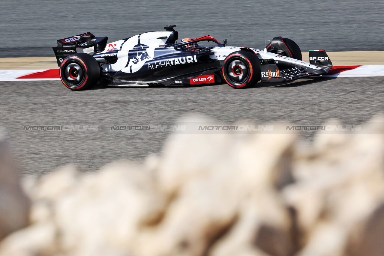 GP BAHRAIN, Nyck de Vries (NLD) AlphaTauri AT04.

04.03.2023. Formula 1 World Championship, Rd 1, Bahrain Grand Prix, Sakhir, Bahrain, Qualifiche Day.

- www.xpbimages.com, EMail: requests@xpbimages.com © Copyright: Bearne / XPB Images