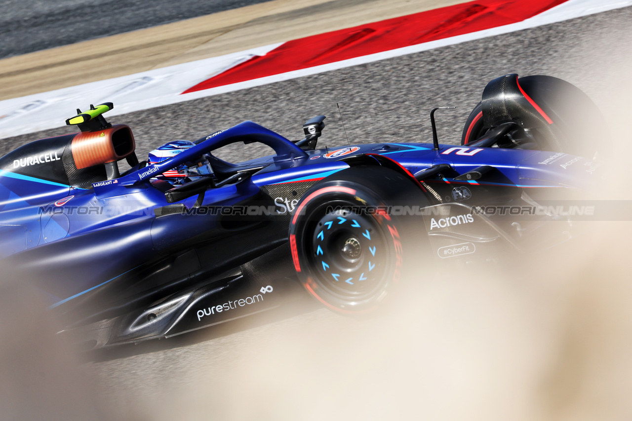 GP BAHRAIN, Logan Sargeant (USA) Williams Racing FW45.

04.03.2023. Formula 1 World Championship, Rd 1, Bahrain Grand Prix, Sakhir, Bahrain, Qualifiche Day.

- www.xpbimages.com, EMail: requests@xpbimages.com © Copyright: Bearne / XPB Images