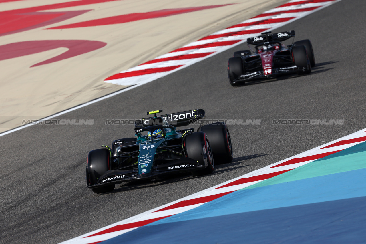 GP BAHRAIN, Fernando Alonso (ESP) Aston Martin F1 Team AMR23.

04.03.2023. Formula 1 World Championship, Rd 1, Bahrain Grand Prix, Sakhir, Bahrain, Qualifiche Day.

- www.xpbimages.com, EMail: requests@xpbimages.com © Copyright: Moy / XPB Images