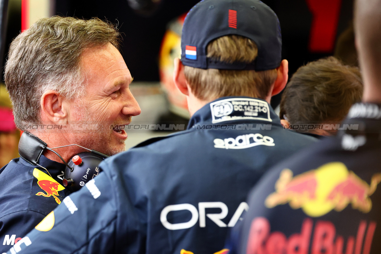 GP BAHRAIN, Christian Horner (GBR) Red Bull Racing Team Principal.

04.03.2023. Formula 1 World Championship, Rd 1, Bahrain Grand Prix, Sakhir, Bahrain, Qualifiche Day.

- www.xpbimages.com, EMail: requests@xpbimages.com © Copyright: Batchelor / XPB Images