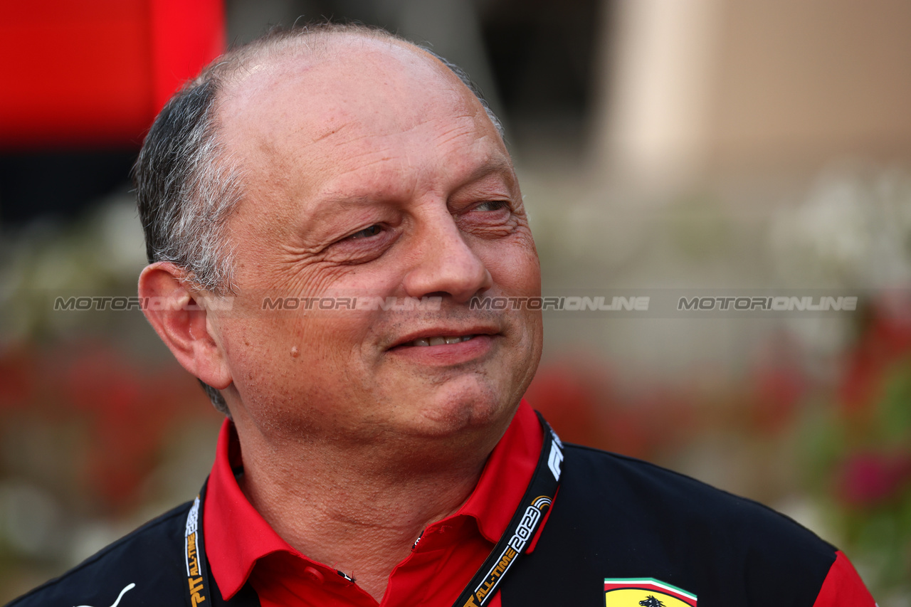 GP BAHRAIN, Frederic Vasseur (FRA) Ferrari Team Principal.

04.03.2023. Formula 1 World Championship, Rd 1, Bahrain Grand Prix, Sakhir, Bahrain, Qualifiche Day.

 - www.xpbimages.com, EMail: requests@xpbimages.com © Copyright: Coates / XPB Images