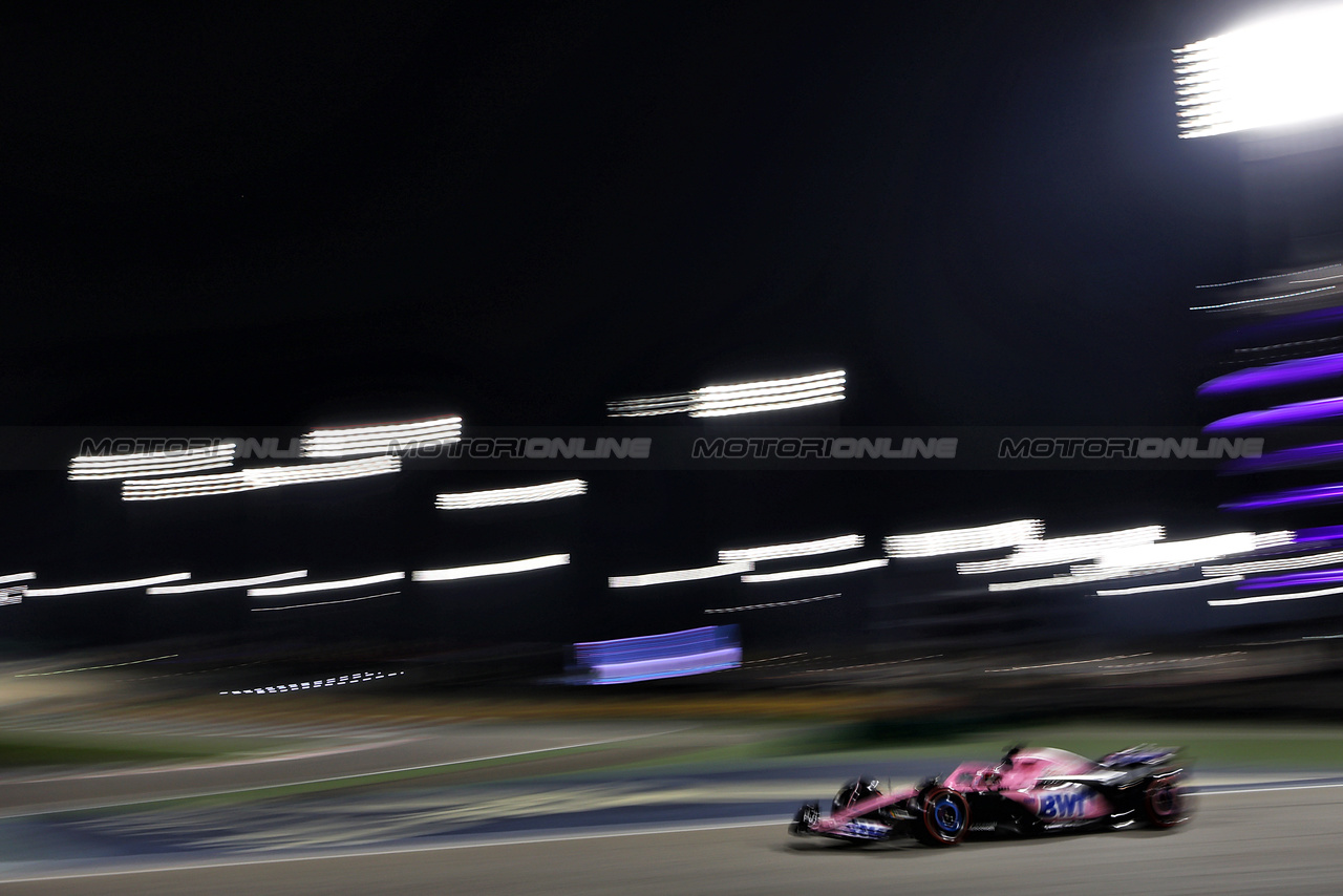 GP BAHRAIN, Esteban Ocon (FRA) Alpine F1 Team A523.

04.03.2023. Formula 1 World Championship, Rd 1, Bahrain Grand Prix, Sakhir, Bahrain, Qualifiche Day.

- www.xpbimages.com, EMail: requests@xpbimages.com © Copyright: Moy / XPB Images