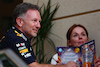 GP BAHRAIN, Christian Horner (GBR) Red Bull Racing Team Principal with sua moglie Geri Horner (GBR) Singer.
04.03.2023. Formula 1 World Championship, Rd 1, Bahrain Grand Prix, Sakhir, Bahrain, Qualifiche Day.
 - www.xpbimages.com, EMail: requests@xpbimages.com © Copyright: Coates / XPB Images