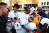 GP BAHRAIN, Lewis Hamilton (GBR) Mercedes AMG F1 with fans.
04.03.2023. Formula 1 World Championship, Rd 1, Bahrain Grand Prix, Sakhir, Bahrain, Qualifiche Day.
 - www.xpbimages.com, EMail: requests@xpbimages.com © Copyright: Coates / XPB Images