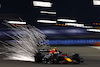 GP BAHRAIN, Sergio Perez (MEX) Red Bull Racing RB19 sends sparks flying.
04.03.2023. Formula 1 World Championship, Rd 1, Bahrain Grand Prix, Sakhir, Bahrain, Qualifiche Day.
 - www.xpbimages.com, EMail: requests@xpbimages.com © Copyright: Coates / XPB Images