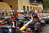 GP BAHRAIN, Pole sitter Max Verstappen (NLD) Red Bull Racing RB19 e team mate Sergio Perez (MEX) Red Bull Racing RB19 in qualifying parc ferme.
04.03.2023. Formula 1 World Championship, Rd 1, Bahrain Grand Prix, Sakhir, Bahrain, Qualifiche Day.
 - www.xpbimages.com, EMail: requests@xpbimages.com © Copyright: Coates / XPB Images