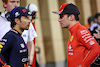 GP BAHRAIN, (L to R): Sergio Perez (MEX) Red Bull Racing in qualifying parc ferme with Charles Leclerc (MON) Ferrari.
04.03.2023. Formula 1 World Championship, Rd 1, Bahrain Grand Prix, Sakhir, Bahrain, Qualifiche Day.
- www.xpbimages.com, EMail: requests@xpbimages.com © Copyright: Batchelor / XPB Images