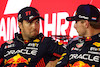 GP BAHRAIN, (L to R): Sergio Perez (MEX) Red Bull Racing e team mate Max Verstappen (NLD) Red Bull Racing in the post qualifying FIA Press Conference.
04.03.2023. Formula 1 World Championship, Rd 1, Bahrain Grand Prix, Sakhir, Bahrain, Qualifiche Day.
- www.xpbimages.com, EMail: requests@xpbimages.com © Copyright: XPB Images