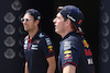 GP BAHRAIN, Max Verstappen (NLD) Red Bull Racing e Sergio Perez (MEX) Red Bull Racing.
04.03.2023. Formula 1 World Championship, Rd 1, Bahrain Grand Prix, Sakhir, Bahrain, Qualifiche Day.
- www.xpbimages.com, EMail: requests@xpbimages.com © Copyright: Bearne / XPB Images