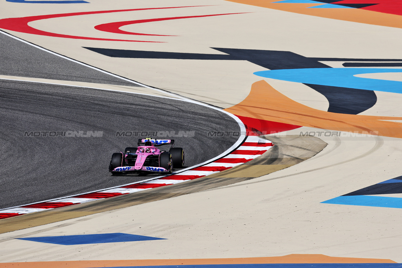 GP BAHRAIN, Pierre Gasly (FRA) Alpine F1 Team A523.

03.03.2023. Formula 1 World Championship, Rd 1, Bahrain Grand Prix, Sakhir, Bahrain, Practice Day

- www.xpbimages.com, EMail: requests@xpbimages.com © Copyright: Moy / XPB Images