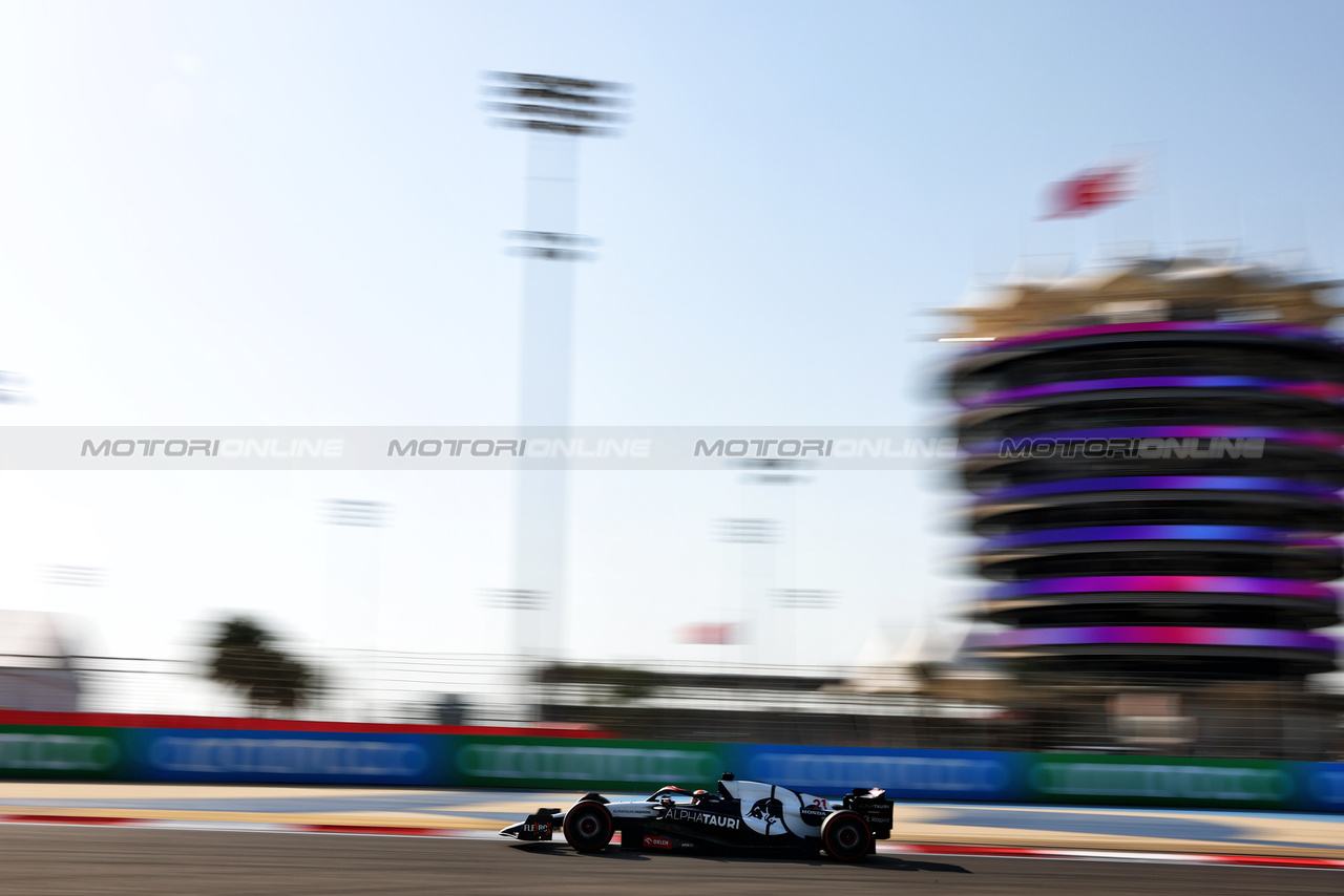 GP BAHRAIN, Nyck de Vries (NLD) AlphaTauri AT04.

03.03.2023. Formula 1 World Championship, Rd 1, Bahrain Grand Prix, Sakhir, Bahrain, Practice Day

 - www.xpbimages.com, EMail: requests@xpbimages.com © Copyright: Coates / XPB Images