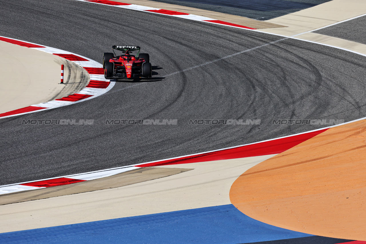 GP BAHRAIN, Charles Leclerc (MON) Ferrari SF-23.

03.03.2023. Formula 1 World Championship, Rd 1, Bahrain Grand Prix, Sakhir, Bahrain, Practice Day

- www.xpbimages.com, EMail: requests@xpbimages.com © Copyright: Moy / XPB Images
