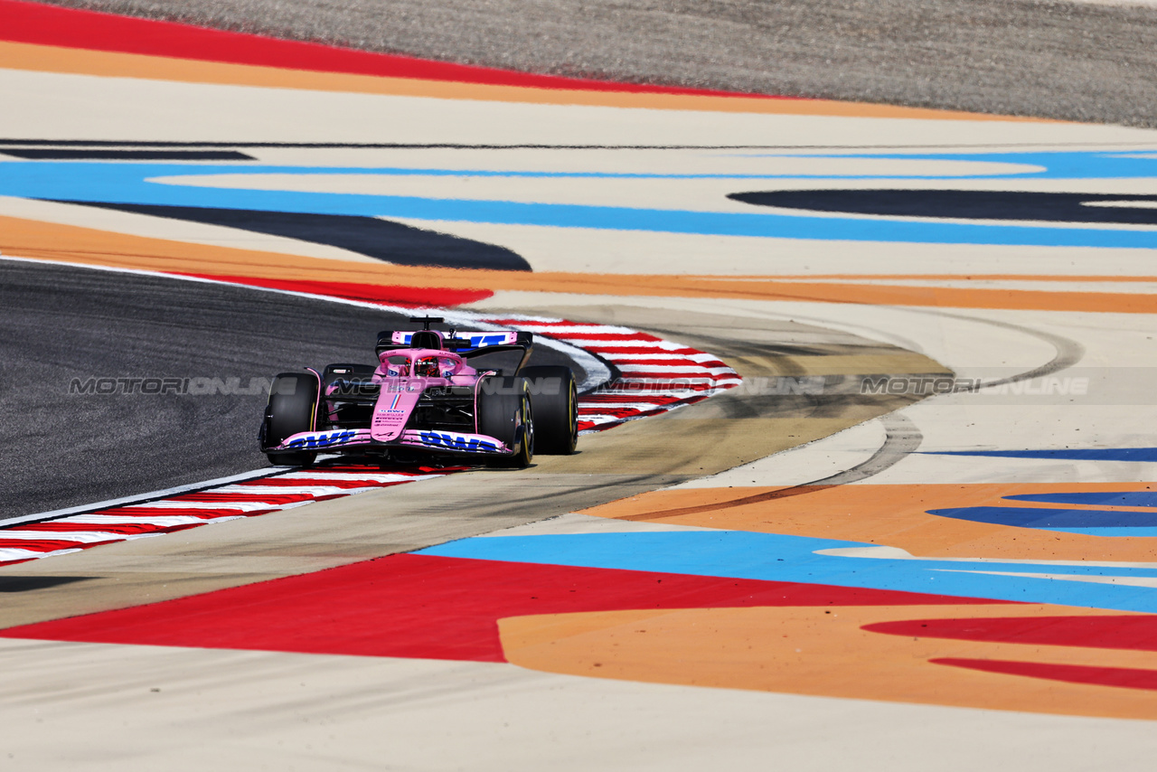 GP BAHRAIN, Esteban Ocon (FRA) Alpine F1 Team A523.

03.03.2023. Formula 1 World Championship, Rd 1, Bahrain Grand Prix, Sakhir, Bahrain, Practice Day

- www.xpbimages.com, EMail: requests@xpbimages.com © Copyright: Moy / XPB Images