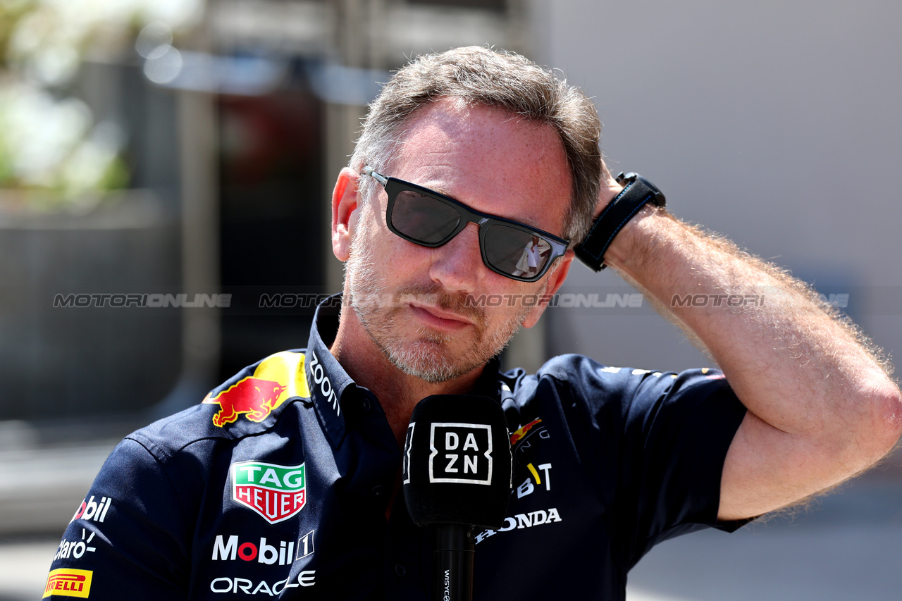 GP BAHRAIN, Christian Horner (GBR) Red Bull Racing Team Principal.

03.03.2023. Formula 1 World Championship, Rd 1, Bahrain Grand Prix, Sakhir, Bahrain, Practice Day

- www.xpbimages.com, EMail: requests@xpbimages.com © Copyright: Moy / XPB Images
