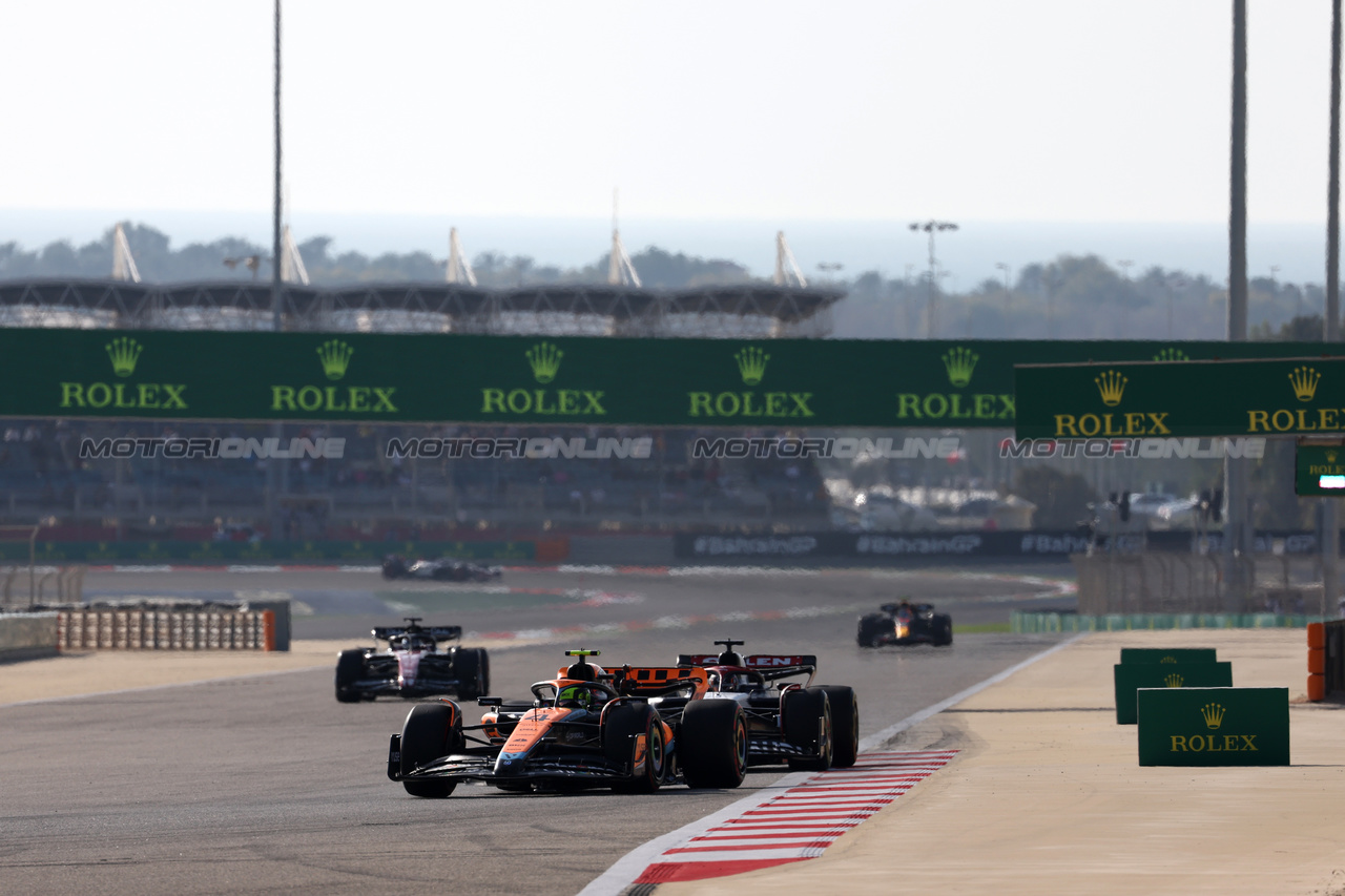 GP BAHRAIN, Oscar Piastri (AUS) McLaren MCL60.

03.03.2023. Formula 1 World Championship, Rd 1, Bahrain Grand Prix, Sakhir, Bahrain, Practice Day

- www.xpbimages.com, EMail: requests@xpbimages.com © Copyright: Moy / XPB Images